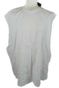 Nové - Pánské bílé tílko Boohoo vel. XXXL