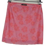 Dámska ružová kvetovaná tylová sukňa Primark