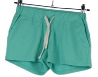 Dámské mátové teplákové kraťasy 