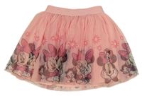 Ružová tylová sukňa s Minnie Disney