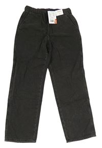 Čierne relaxed rifle H&M