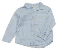 Modro-biela pruhovaná košeľa Zara