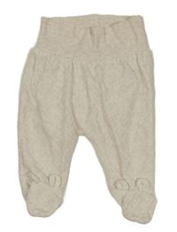 Bílo-růžové melírované kárované sametové polodupky C&A