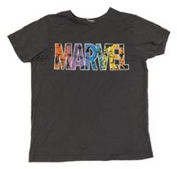 Šedé tričko s potiskem Marvel Primark