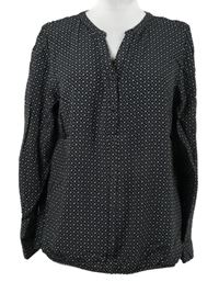 Dámská černo-šedá vzorovaná halenka Cecil