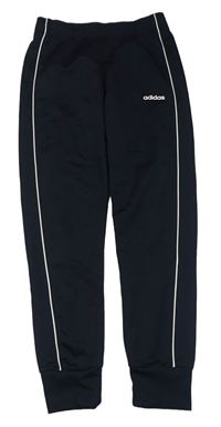 Tmavomodré športové tepláky Adidas
