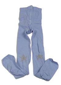 Svetlomodré pančuchy s hviezdičkami