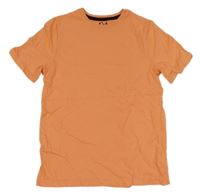 Marhuľové bavlnené tričko C&A