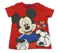 Červené tričko s Mickeym C&A