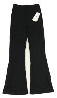Černé flare sportovní legíny Primark