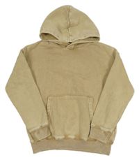 Béžová mikina s klokankou a kapucňou H&M