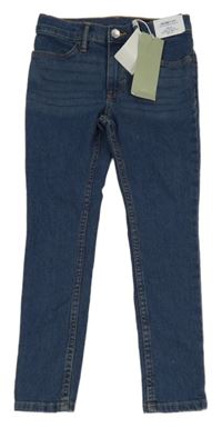 Nové - Modré skinny fit rifle H&M