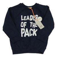 Nové - Tmavomodrá mikina s nápisem River Island 