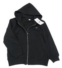 Nové - Černá propínací mikina s dinosaurem a kapucí Dopodopo