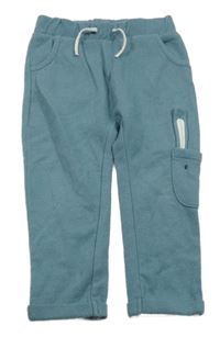 Modro-stříbrné tepláky se zajíčkem C&A