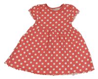 Ružové bodkované bavlnené šaty Topomini