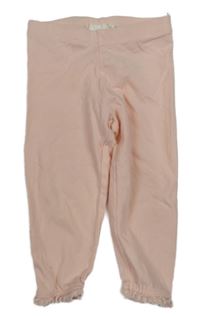 Svetloružové capri legíny s čipkou C&A