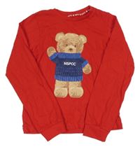 Červené triko s medvídkem