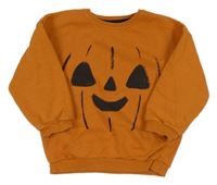 Oranžová oversize mikina s tekvicou George