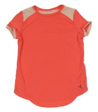 Neónově ružové športové funkčné tričko Decathlon