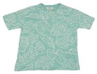 Svetlozelené tričko s listami H&M