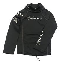 Antracitové UV tričko s nápisom