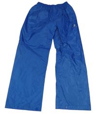 Modré šušťákové nepromokavé nohavice DRY KIDS