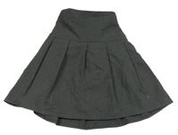 Tmavosivá melírovaná sukňa M&S