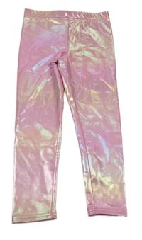 Ružové metalické teplákové legíny Kiki&Koko