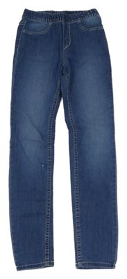 Modré riflové džegíny H&M