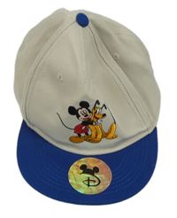 Smetanovo-safírová kšiltovka s Mickey a Plutem H&M