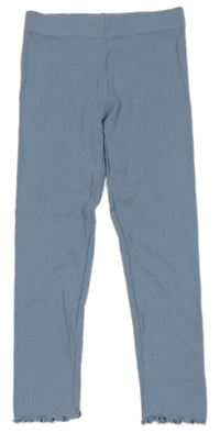 Modré rebrované legíny PRIMARK