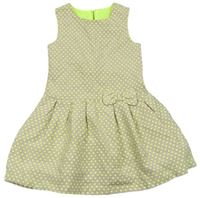Sivo-zelené bodkované šaty Palomino