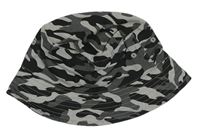 Čierno-sivý army klobúk George