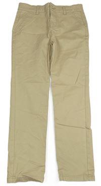 Béžové plátěné chino kalhoty Denim Co.