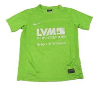 Limetkové športové funkčné tričko s potlačou Nike