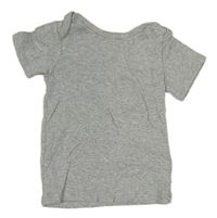Sivé melírované tričko H&M