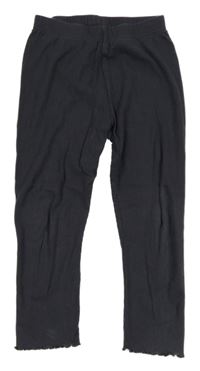 Tmavomodré rebrované legíny George