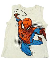 Svetlobéžové tielko so Spidermanem Marvel