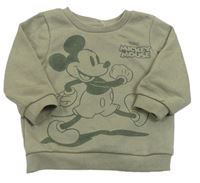 Khaki mikina s Mickey Disney