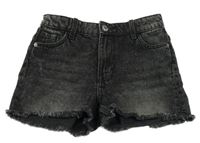 Antracitové riflové kraťasy H&M