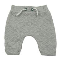 Sivé prešívané tepláky Tu