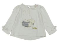 Biele tričko s králíkem Miffi C&A