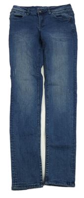 Tmavomodré skinny rifle Garcia