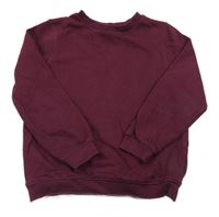 Mahagónovoá mikina Tu