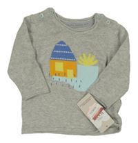 Nové - Sivý sveter s domem M&S