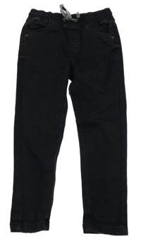 Tmavosivé teplákové skinny rifle George