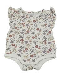 Bielo-farebné kvetované body