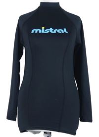 Dámske čierne UV tričko s logom zn. Mistral