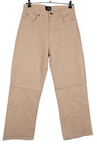 Dámské světlerůžové široké rifle UP2Fashion 